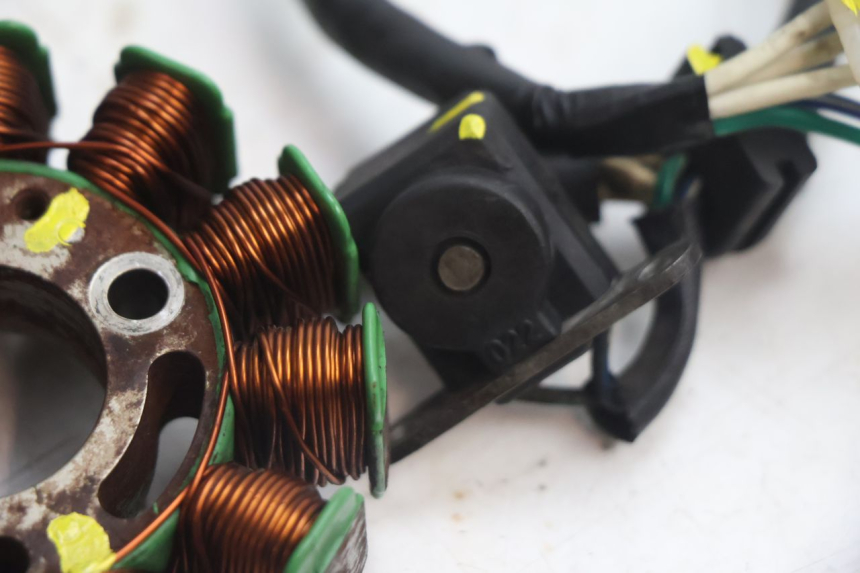 photo de ROTOR ESTATOR PEUGEOT KISBEE 4T 50 (2018 - 2022) - Estado de la superficie y material