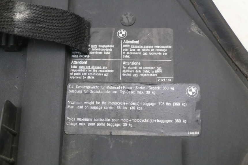 photo de ASIENTO TRASERO BMW C1 125 (2000 - 2003) - Estado de la superficie y material