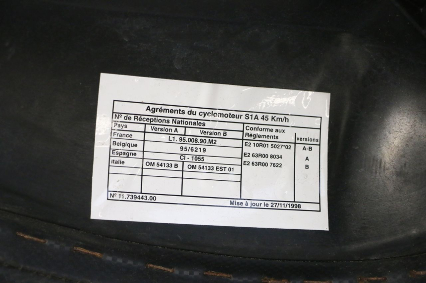photo de ASIENTO PEUGEOT TREKKER 50 (1995 - 2004) - Detalle de la pieza