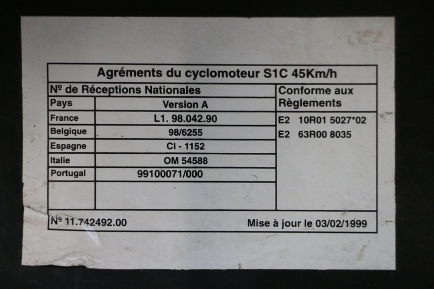 photo de ASIENTO PEUGEOT VIVACITY 50 (1998 - 2003) - Detalle de la pieza