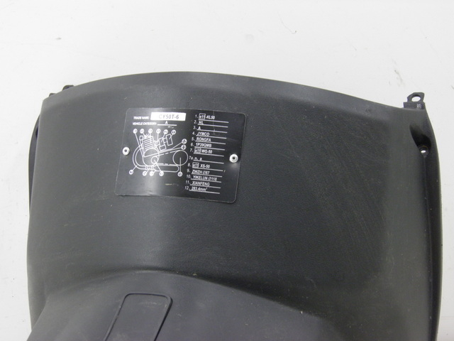 photo de TAPA FRONTAL BAJO QINGQI SPEEDY 50 (2005 - 2007) - Vista general del producto