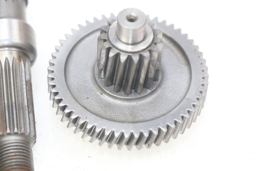 photo de TRANSMISIÓN DE LA RUEDA BAOTIAN BT 50 QT-12 50 (2007 - 2009) - Primer plano técnico