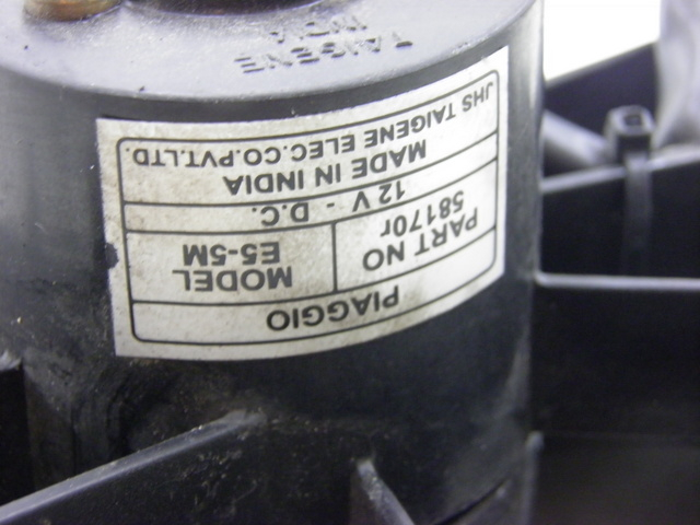 photo de VENTILADOR PIAGGIO XEVO - X EVO 125 (2010 - 2015) - Zoom estado de uso